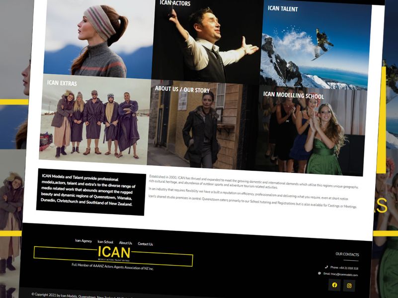 Ican Desktop homepage